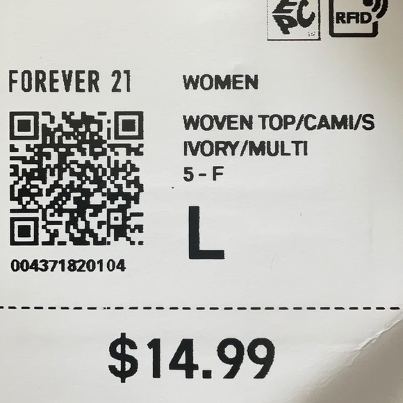 Floral Tank with Tags 🌺 - Picture 3 of 3